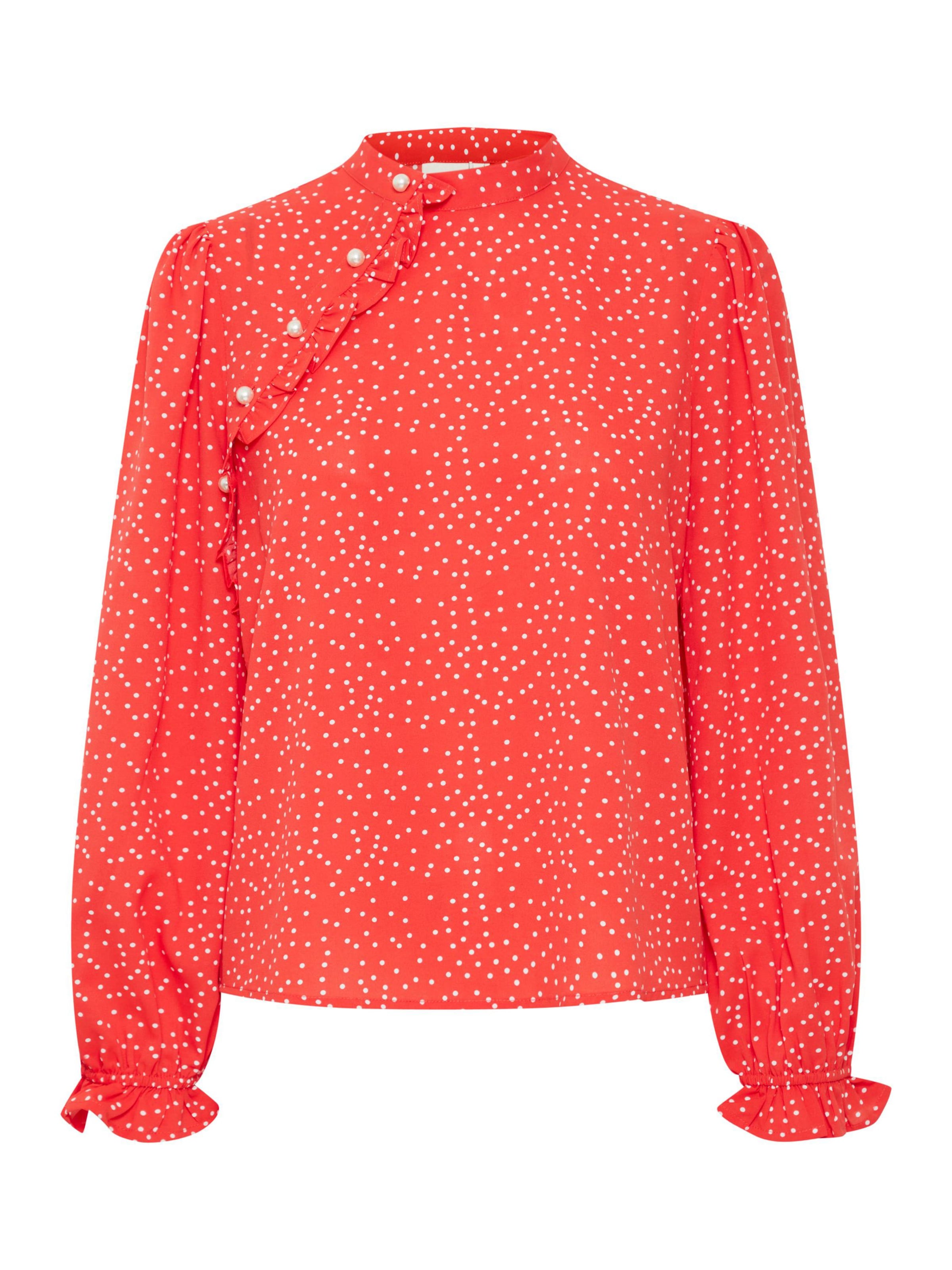 ICHI Bluse 'Tanya ' in Rot: Vorderseite