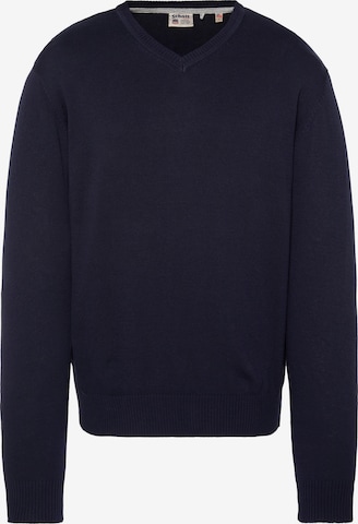 Pull-over Schott NYC en bleu : devant