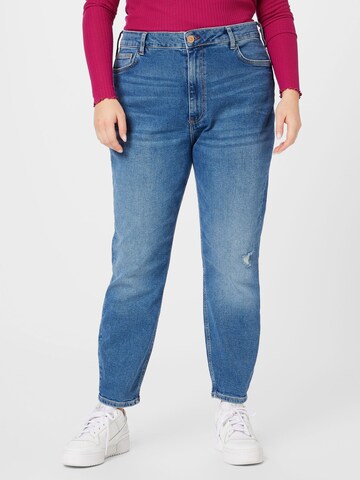 regular Jeans 'CARRIE MOM' di River Island Plus in blu: frontale