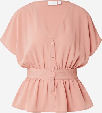 VILA Bluse 'MATHILDE' i pink: forside