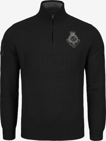 La Martina Trui 'MBSG30' in Zwart: voorkant