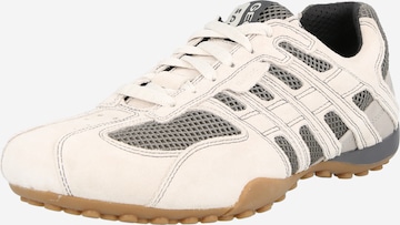 GEOX Låg sneaker 'Snake Original' i beige: framsida