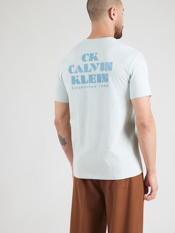žalia Calvin Klein Jeans Marškinėliai: priekis