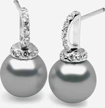 Nana Kay Earrings 'Fashion Pearl' in Silver: front