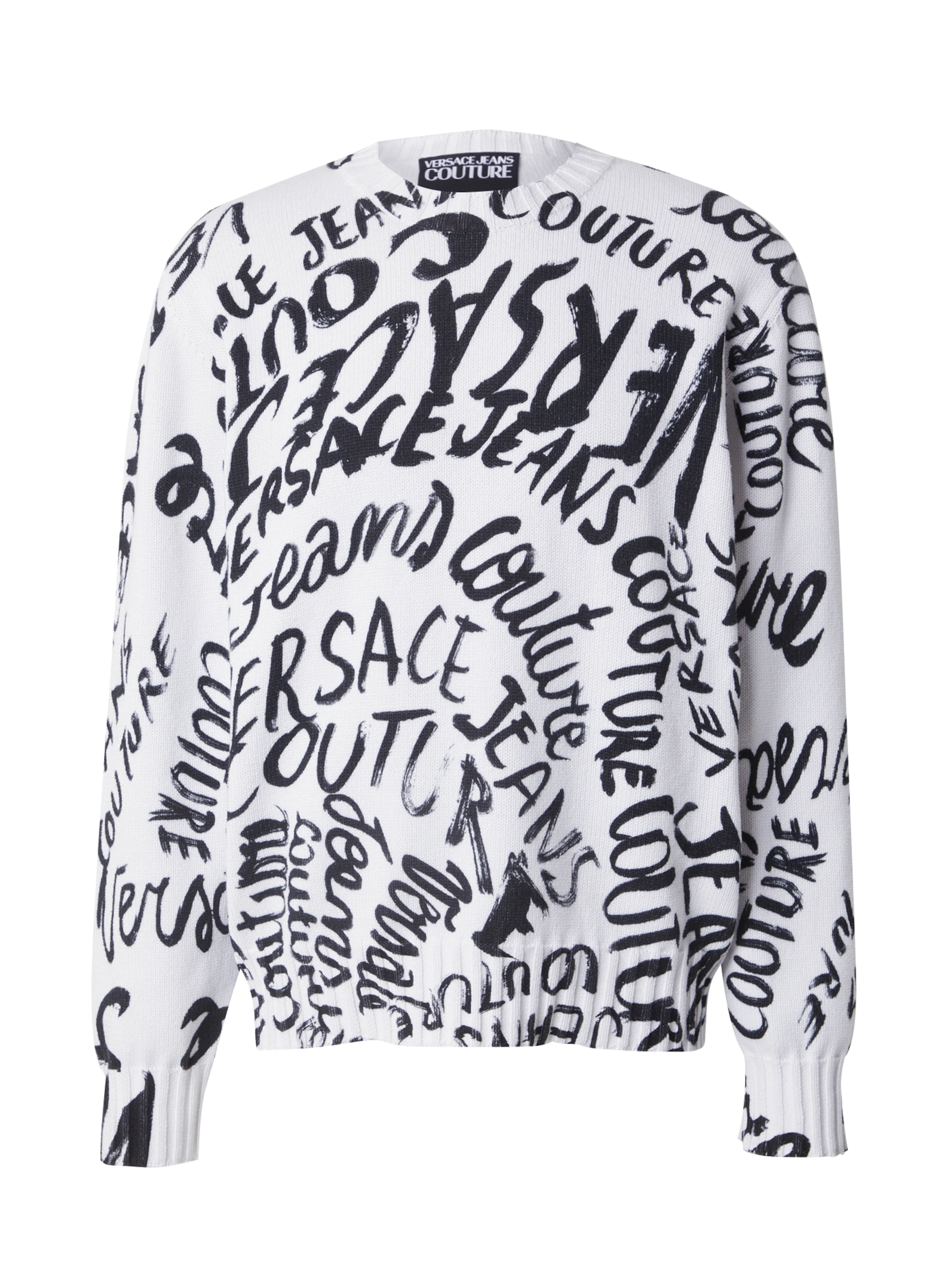 Pullover di Versace Jeans Couture in bianco: frontale