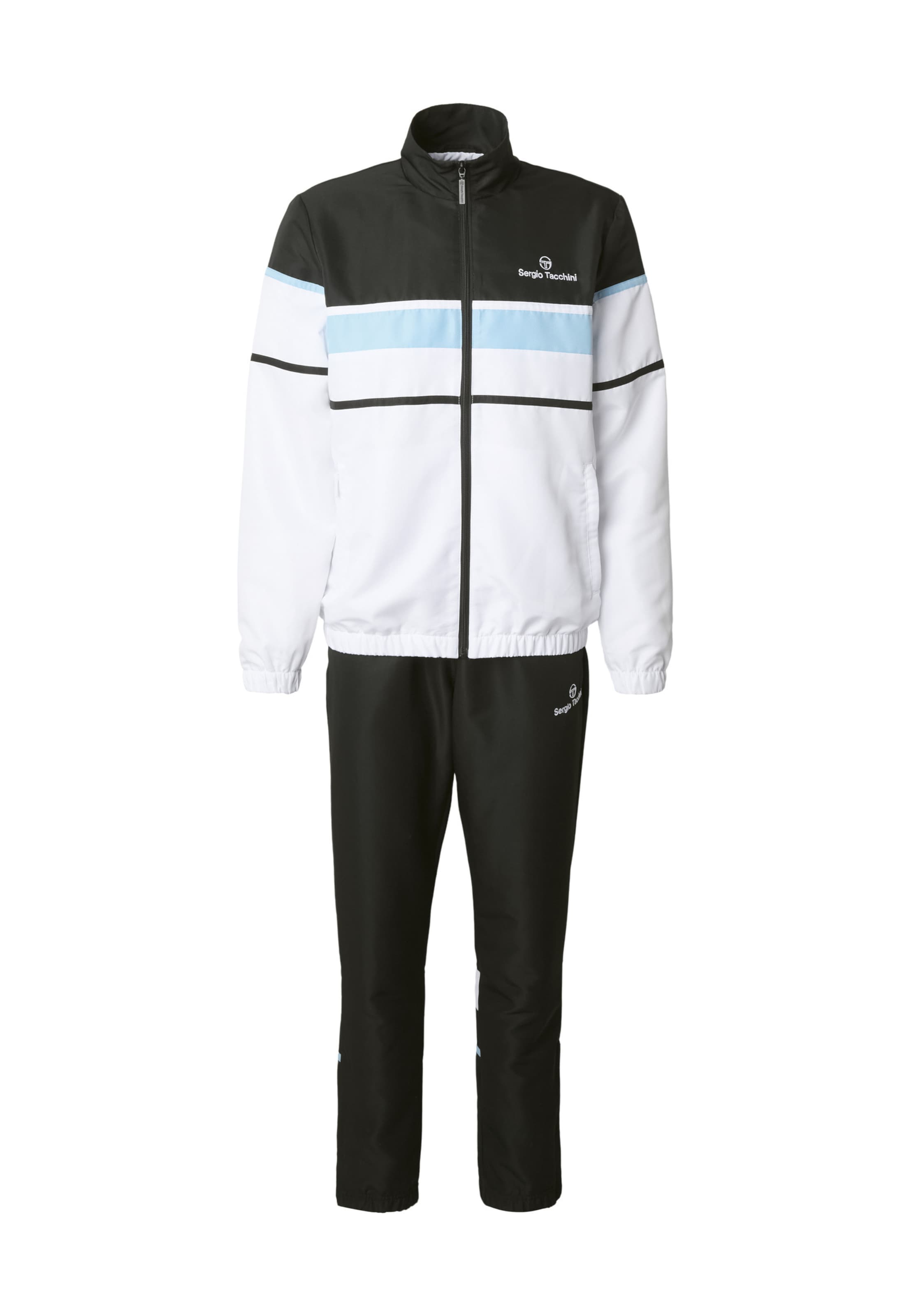 Sergio Tacchini Tracksuit in Light blue / Black / White, Item view