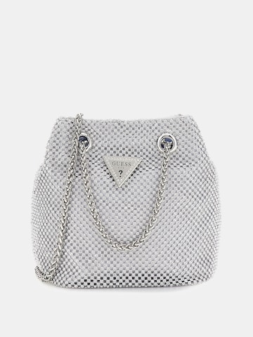 GUESS Beuteltasche 'Sofia' in Silber: Vorderseite