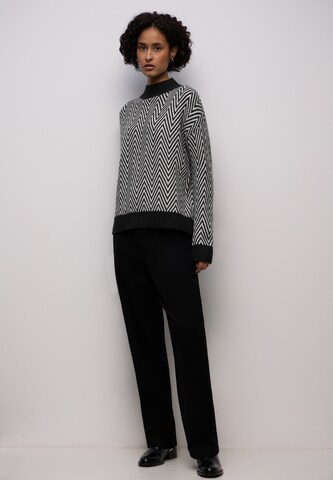 STREET ONE Pullover in Schwarz