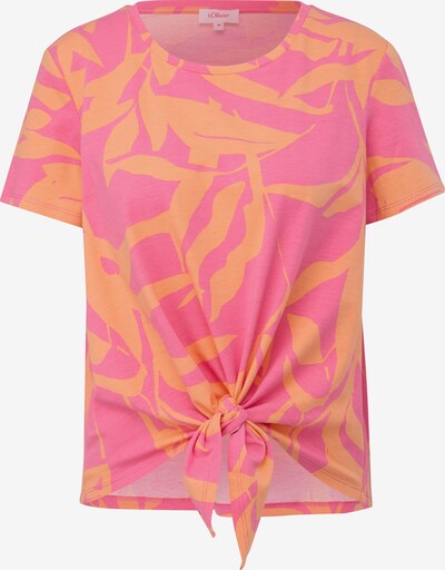 s.Oliver T-shirt en orange / rose clair, Vue avec produit