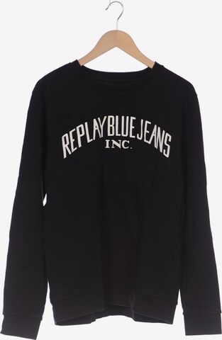 REPLAY Sweater XL in Schwarz: predná strana