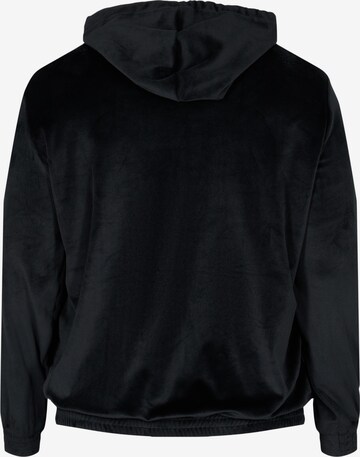 Zizzi Zip-Up Hoodie 'MHELENA' in Black