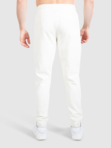 Coupe slim Pantalon 'Classic Pro' Smilodox en blanc