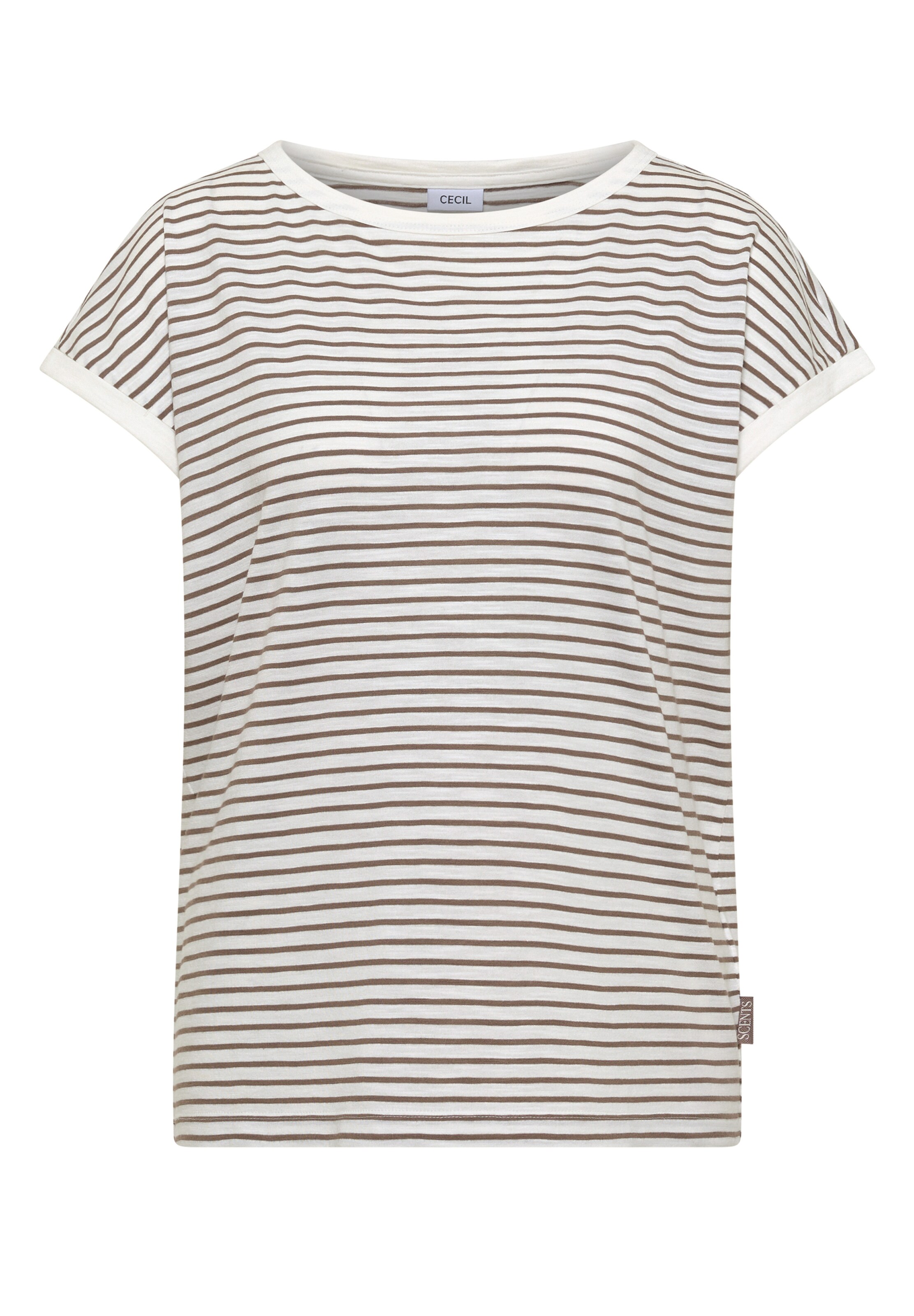 CECIL T-Shirt in Beige: Vorderseite