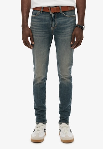 Skinny Jean Superdry en bleu : devant