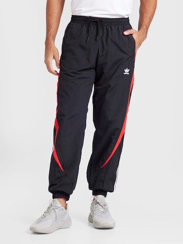 ADIDAS ORIGINALS Loose fit Trousers 'Archive' in Black: front