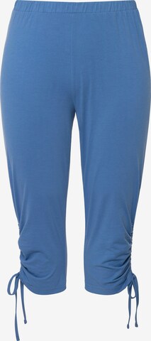 Ulla Popken Skinny Hose  (GOTS) in Blau: predná strana