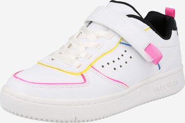 Sneaker 'COURT SQUAD' di SKECHERS in bianco: frontale