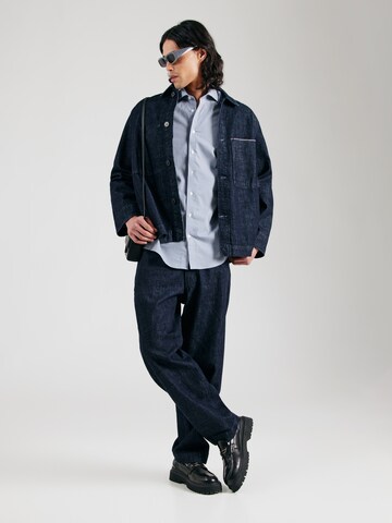 Bruun & Stengade Slim fit Ing 'Fils' - kék