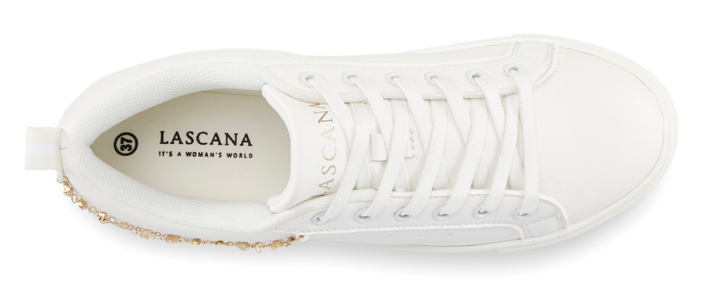LASCANA Platform trainers in White