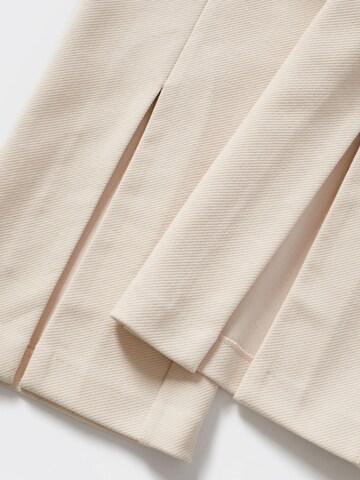 MANGO Flared Leggings 'Vismark' in Beige