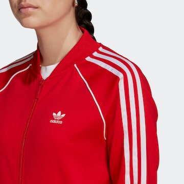 Veste de survêtement 'Primeblue Sst' ADIDAS ORIGINALS en rouge