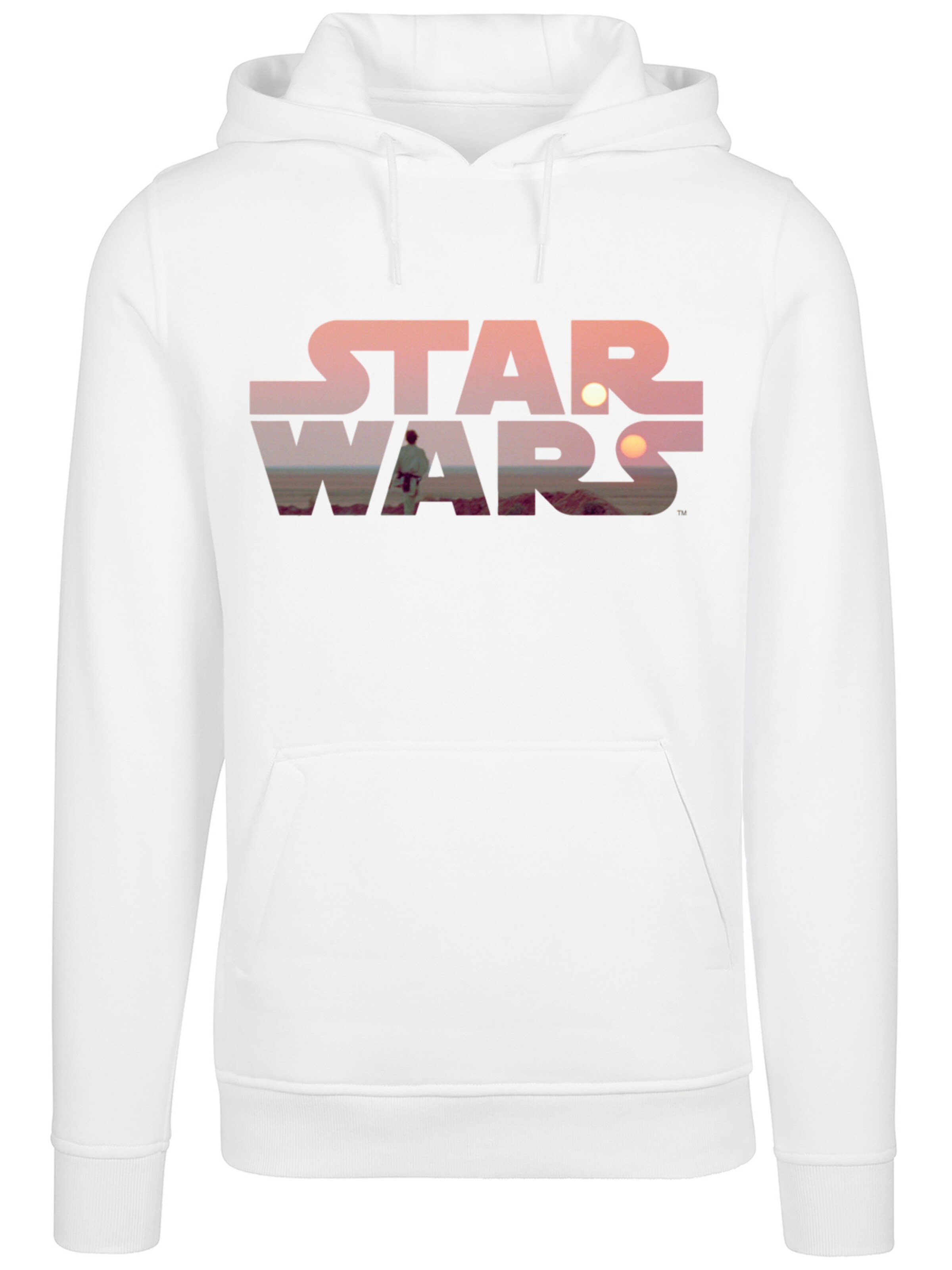 F4NT4STIC Sweatshirt 'Star Wars' in Wit: voorkant