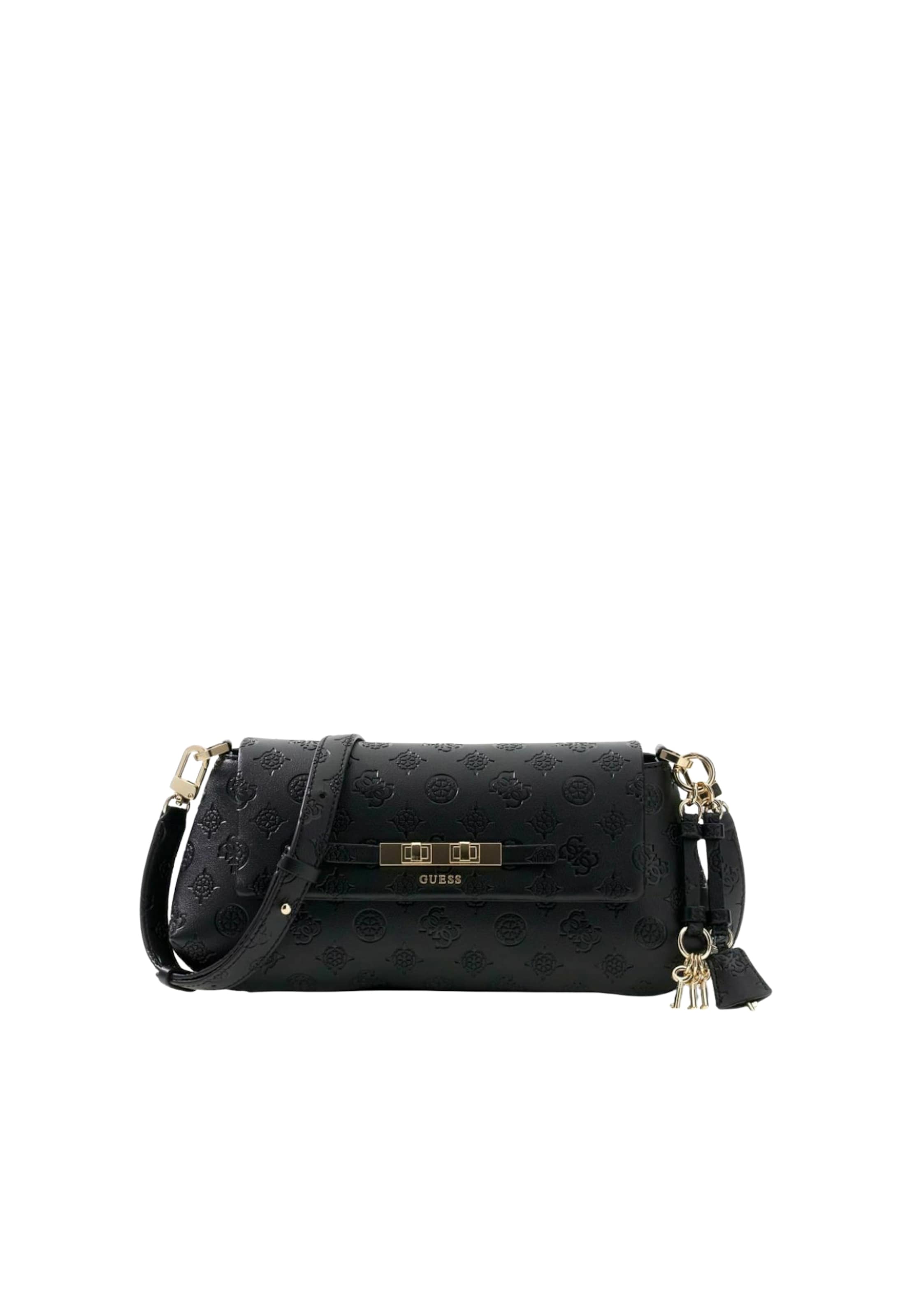 GUESS Umhängetasche 'CARMELLA' in Schwarz: Vorderseite