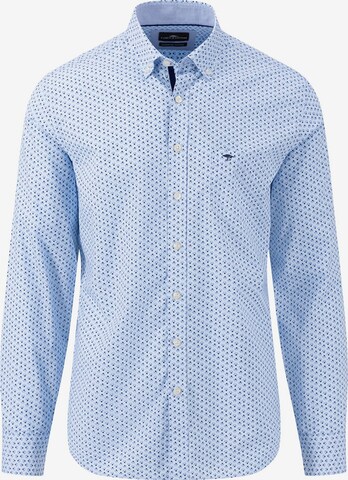 FYNCH-HATTON Regular fit Button Up Shirt in Blue: front