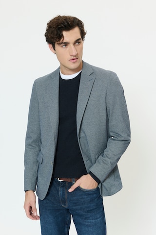 Fit confort Veste de costume 'MAcharles' Matinique en bleu : devant