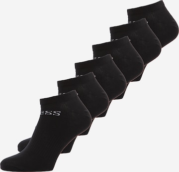 Chaussettes GUESS en noir : devant