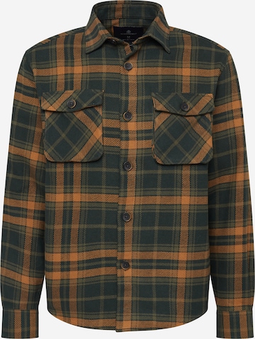 Springfield Regular fit Button Up Shirt in Green: front