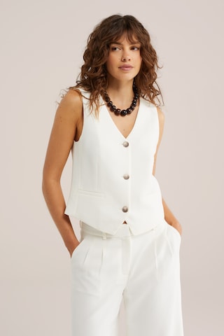 WE Fashion Жилет от костюма в Бежевый: спереди