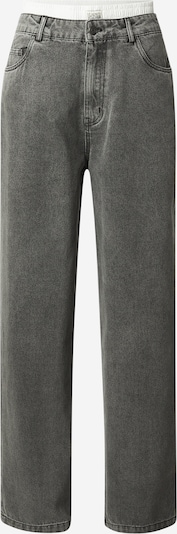 Džinsai iš Karo Kauer, spalva – pilko džinso / balta, Prekių apžvalga