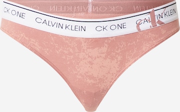 Calvin Klein Underwear String in Pink: front