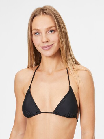 RIP CURL Triangle Bikini Top in Black: front