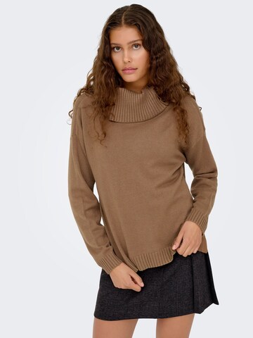 ONLY Strickpullover 'ONLJAYDEN' in Braun