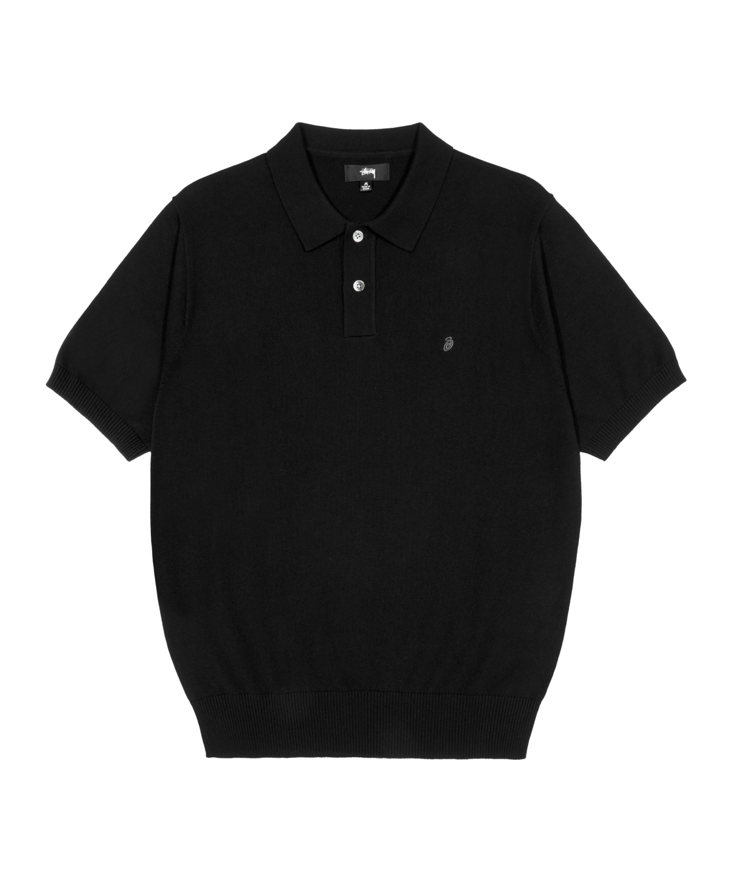 Stüssy Póló - fekete: elől