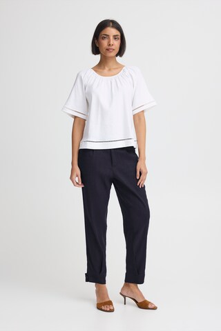 Effilé Pantalon à pince 'LUCA' Pulz en bleu