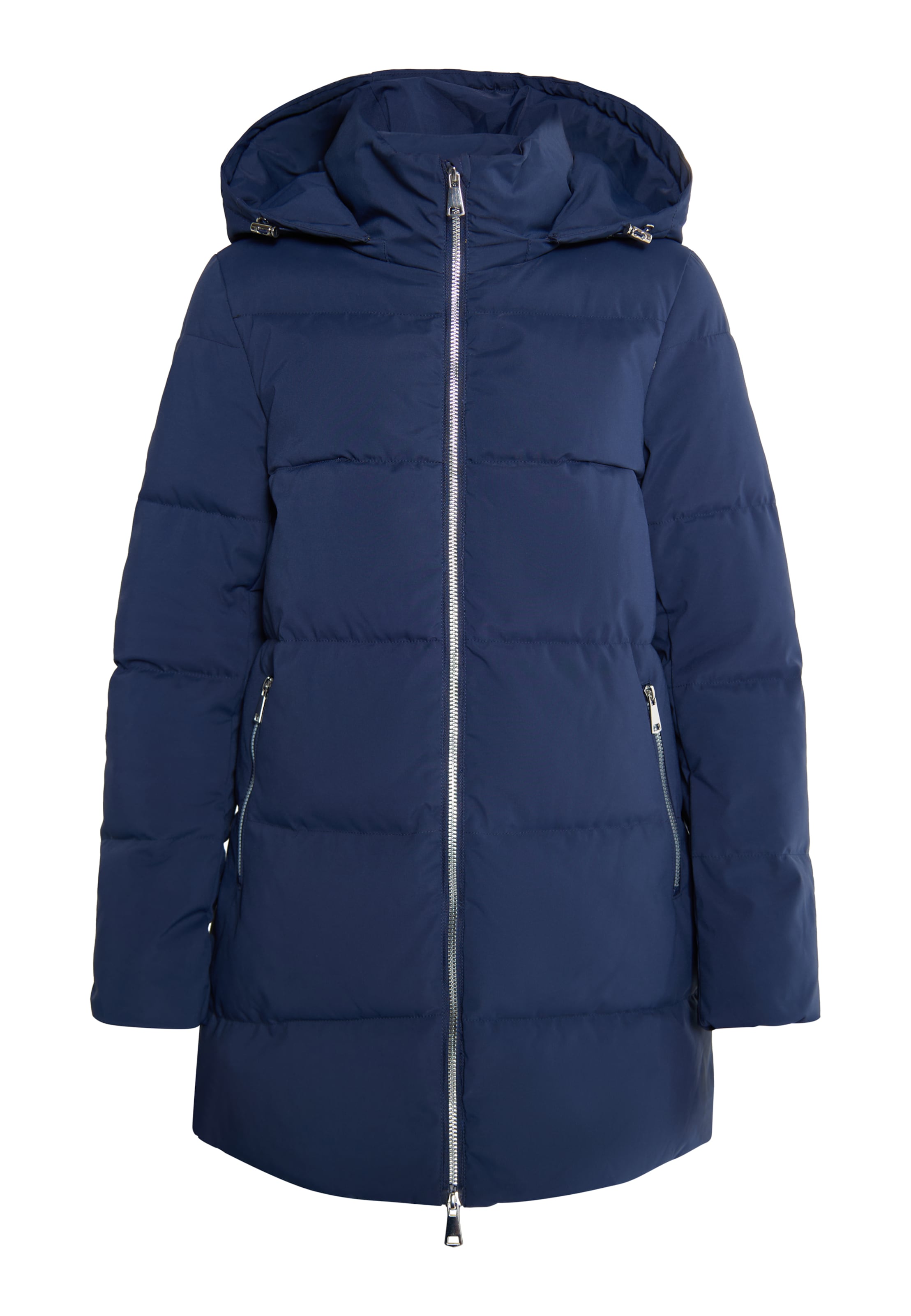 usha BLUE LABEL Zimski plašč 'Fenia' | modra barva: sprednja stran