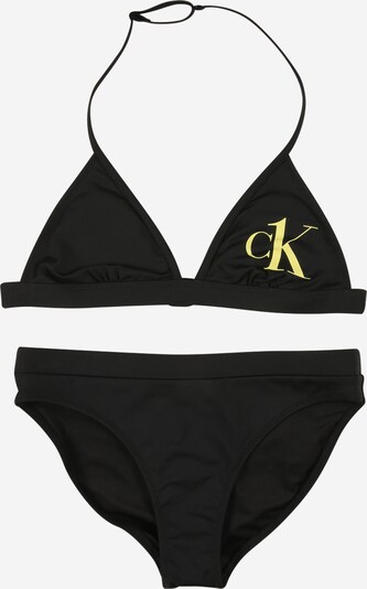 Calvin Klein Swimwear Bikini in neongelb / schwarz, Produktansicht