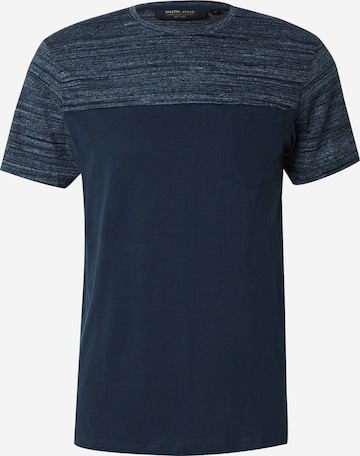 T-Shirt 'INSmallo' INDICODE en bleu : devant