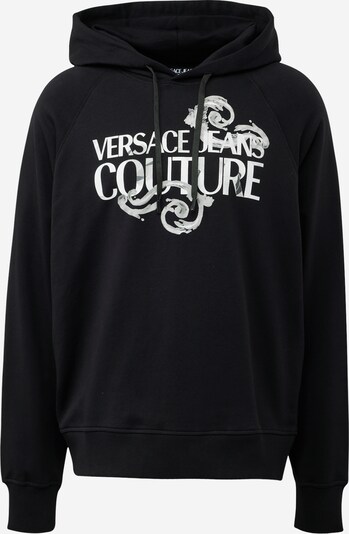 Versace Jeans Couture Sweatshirt em cinzento / preto / branco, Vista do produto