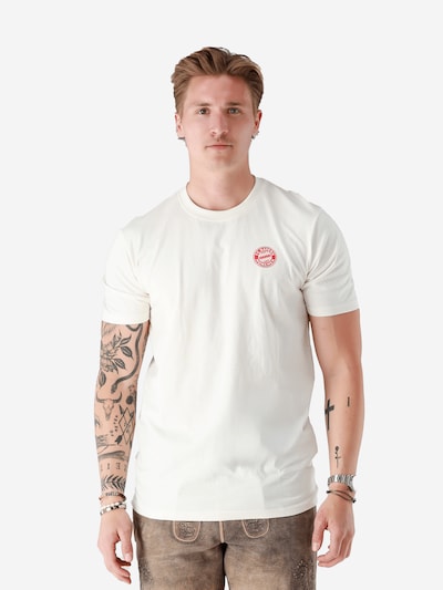 FC BAYERN MÜNCHEN T-Shirt FC Bayern in rot / weiß, Produktansicht