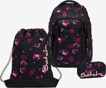 Satch Backpack 'Satch Match Schulrucksack Set 3tlg' in Pink: front