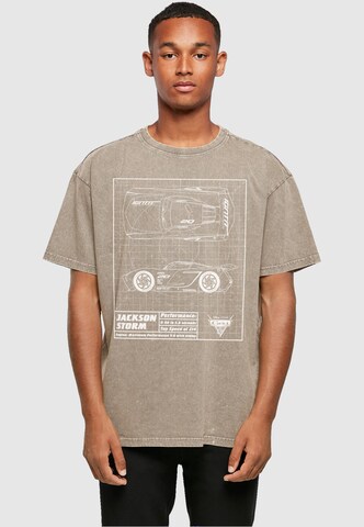ABSOLUTE CULT T-Shirt 'Cars - Jackson Storm' in Grün: Vorderseite
