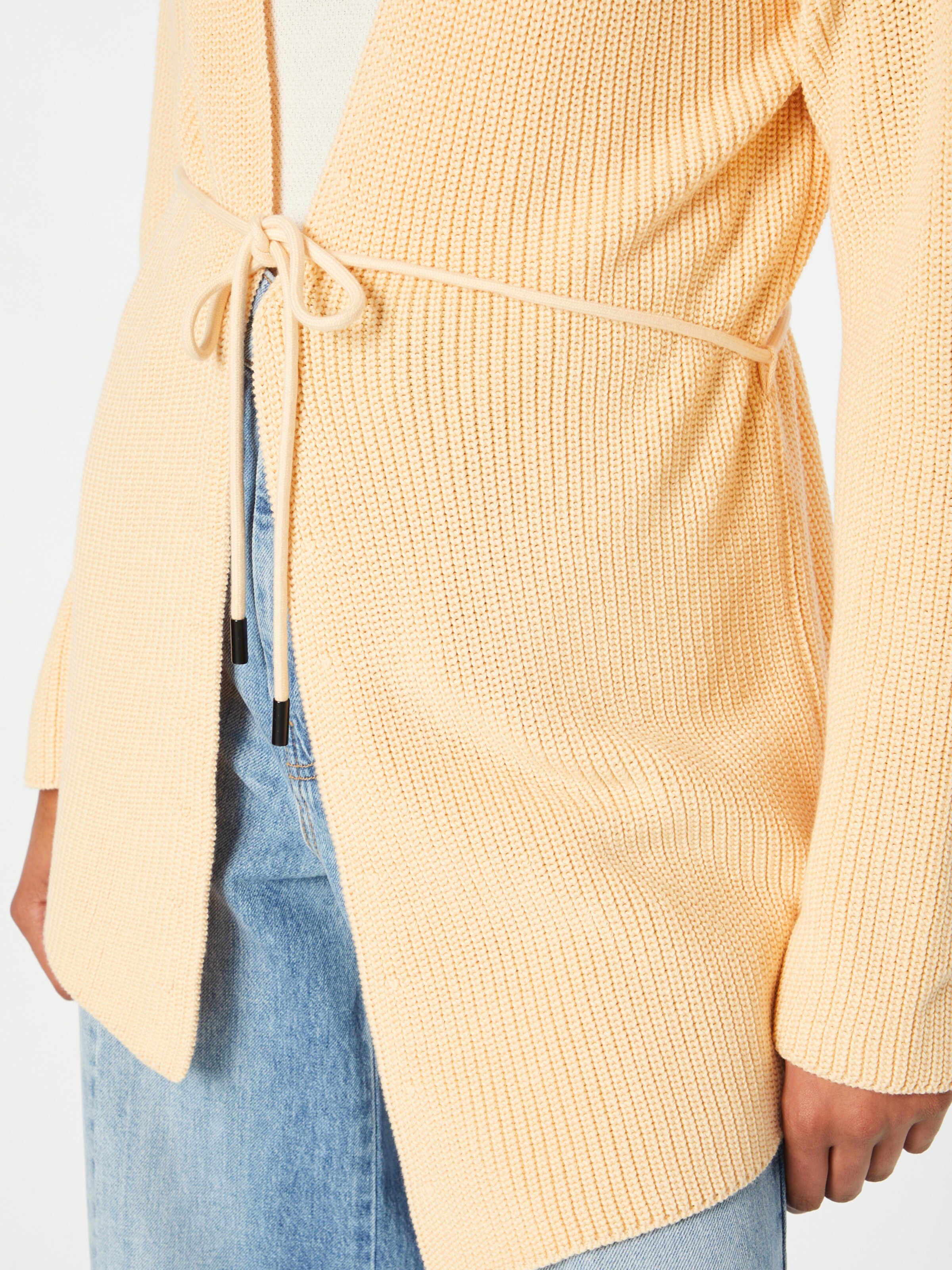 Frauen Pullover & Strick LANIUS Strickjacke (GOTS) in Beige - PO56155 Frauen Pullover & Strick LANIUS Strickjacke (GOTS) in Beige - PO56155