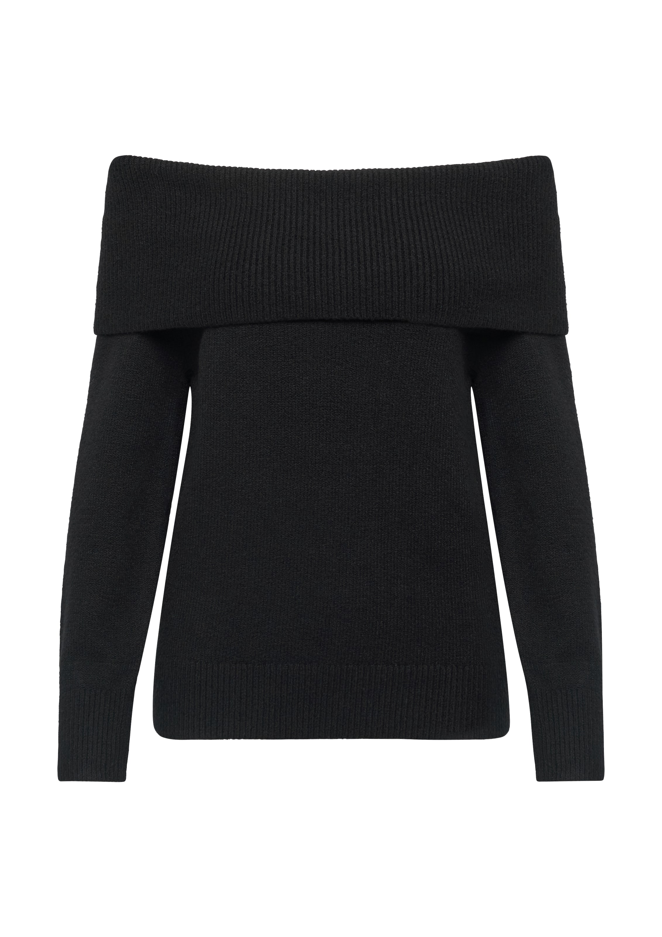 s.Oliver Pullover in Schwarz: Vorderseite