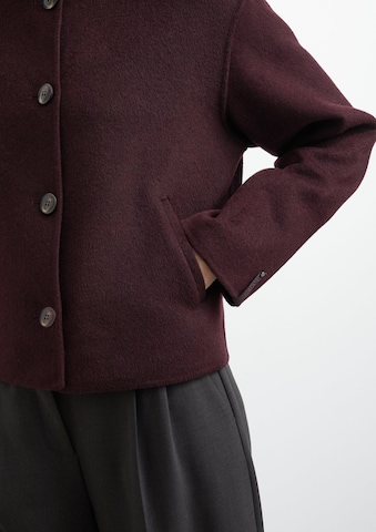 COMMA Set: Jacke und Schal in Rot
