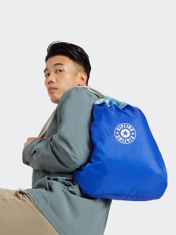 KIPLING - Saco de ginásio 'Hot Air' em azul