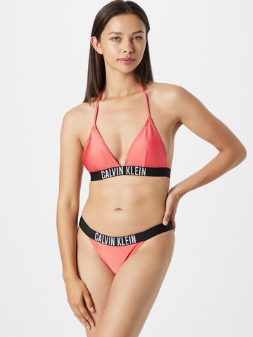 Triangolo Top per bikini di Calvin Klein Swimwear in arancione